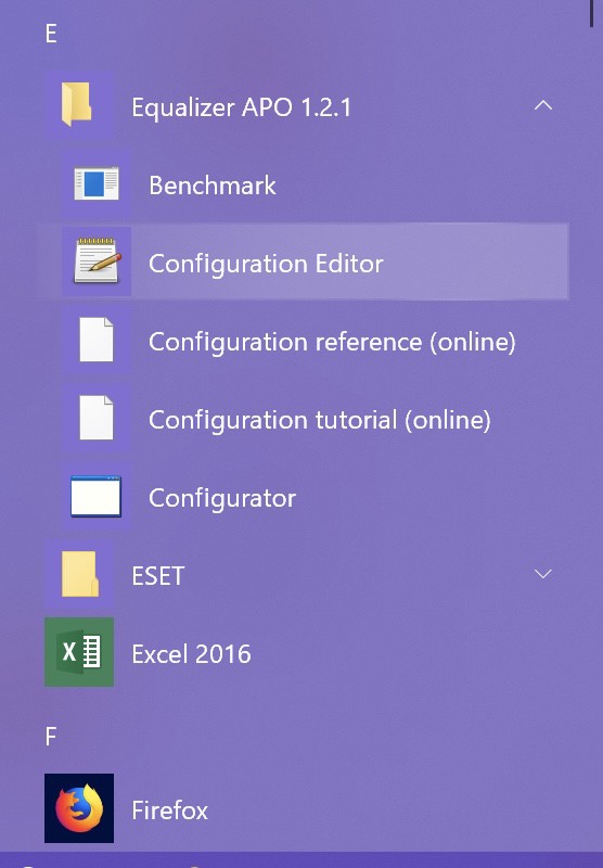 Configuration Editor